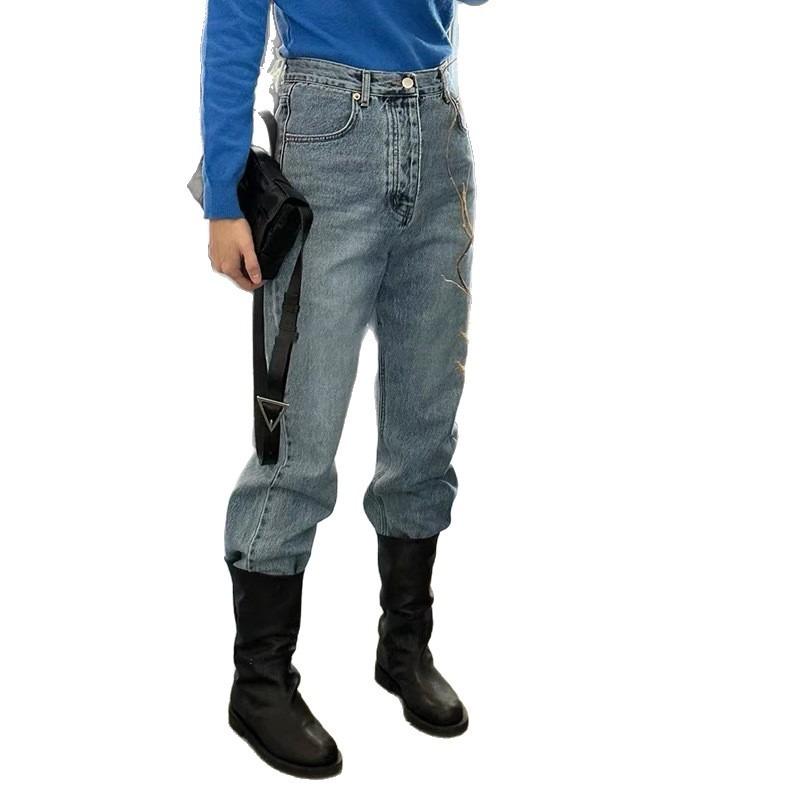 Cowhide version~ autumn and winter new flat-bottomed Martin boots retro leather versatile round head niche eversion medium boots short boots