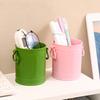 Cartoon Pen Holder Retro Sausage Mouth Bucket Plastic Pen Holder Large Capacity Desk Organizer for Stationery Makeup Brushes
