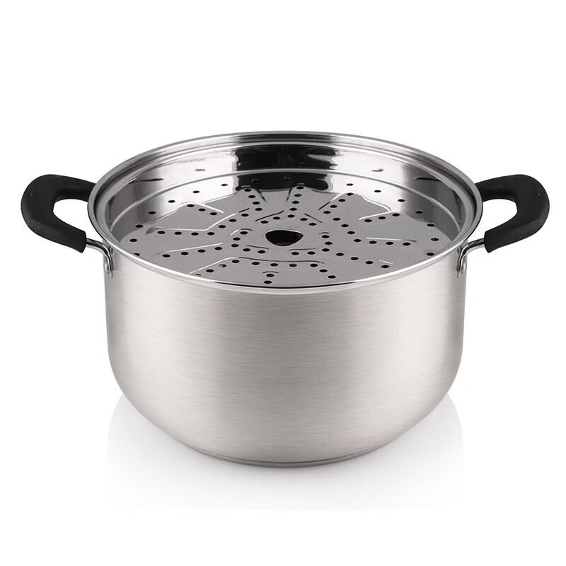 COOKER KING Stainless Steel Soup and Steaming Pot