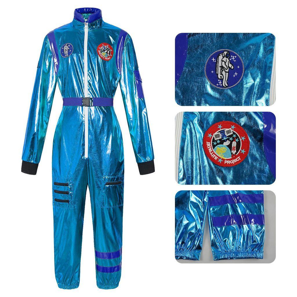 Astronaut Cosplay Suit For Adults And Kids With Polyester Fabric For Halloween And Anime Role Play