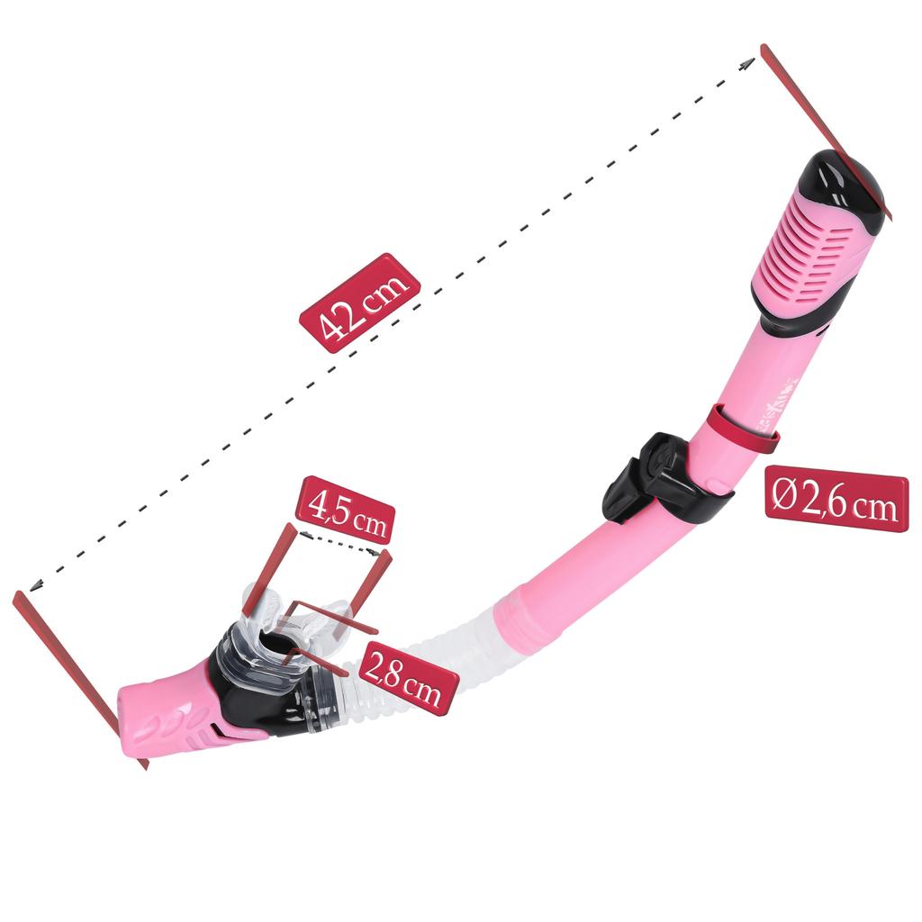Snorkel with Valve - Pink