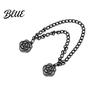 Clothes Shaping Accessories Adjustable Alloy Leg with Clips Magnetic Trouser Chain Reusable Fasteners Cuff Folders No Damage Buckle for