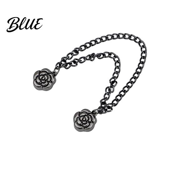 Clothes Shaping Accessories Adjustable Alloy Leg with Clips Magnetic Trouser Chain Reusable Fasteners Cuff Folders No Damage Buckle for