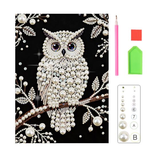 Faux Pearl Painting Kit 3D Pearl Painting Art Craft Animal Designs DIY Mosaic