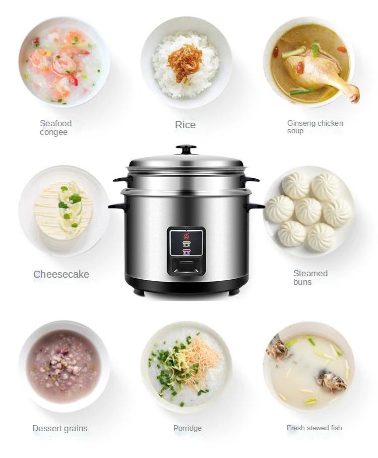 304 Edelstahl-Innentopf Unbeschichtet Reiskocher Haushalt Authentisch Altmodisch 3L 4L 5L 6L 8 Personen