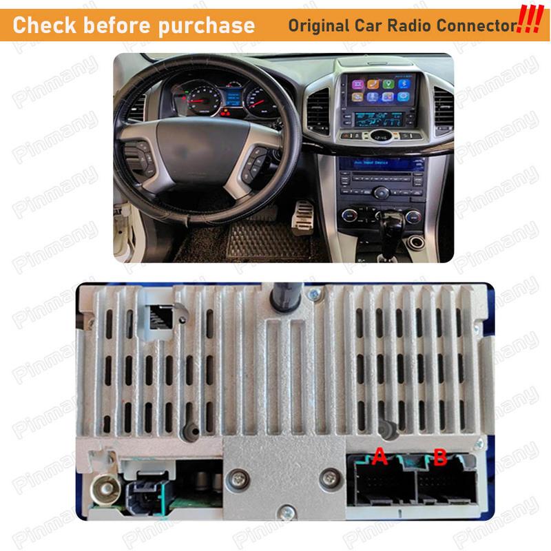 Car Radio Cable android head unit 16-pin Power Wiring Harness Adapter CAN Bus Decoder GMC16 for Chevrolet Captiva 2009~2017