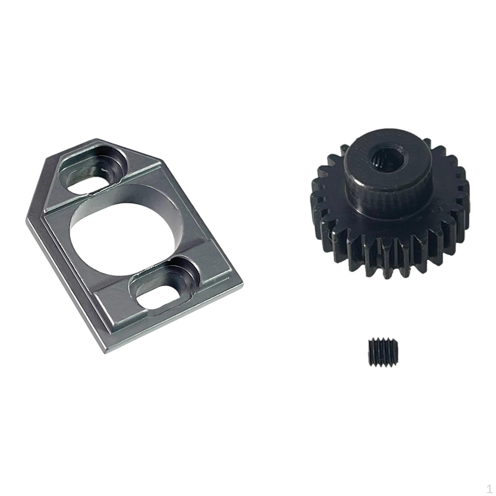 

1/14 RC Car Metal Motor Base Sturdy Anti-rust Lightweight Gear Modification for 14211 14209 Titanium