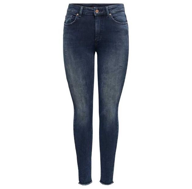 Only Blush Life Mid Waist Skinny Ankle джинсы