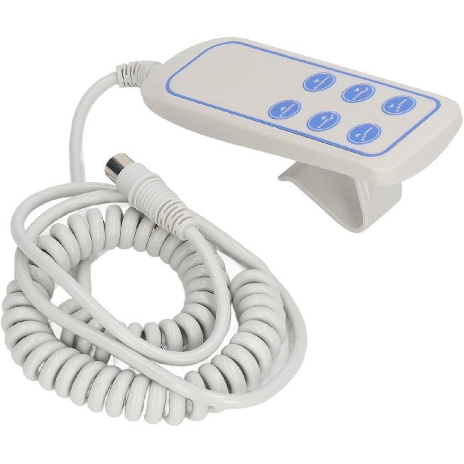 

Kadimendium Ручной пульт дистанционного управления, Пылезащищенный IP66 8-контактный Пульт управления подъемной кроватью Контроллер подъемной кровати Контроллер кресла-подъемника Реклайнер