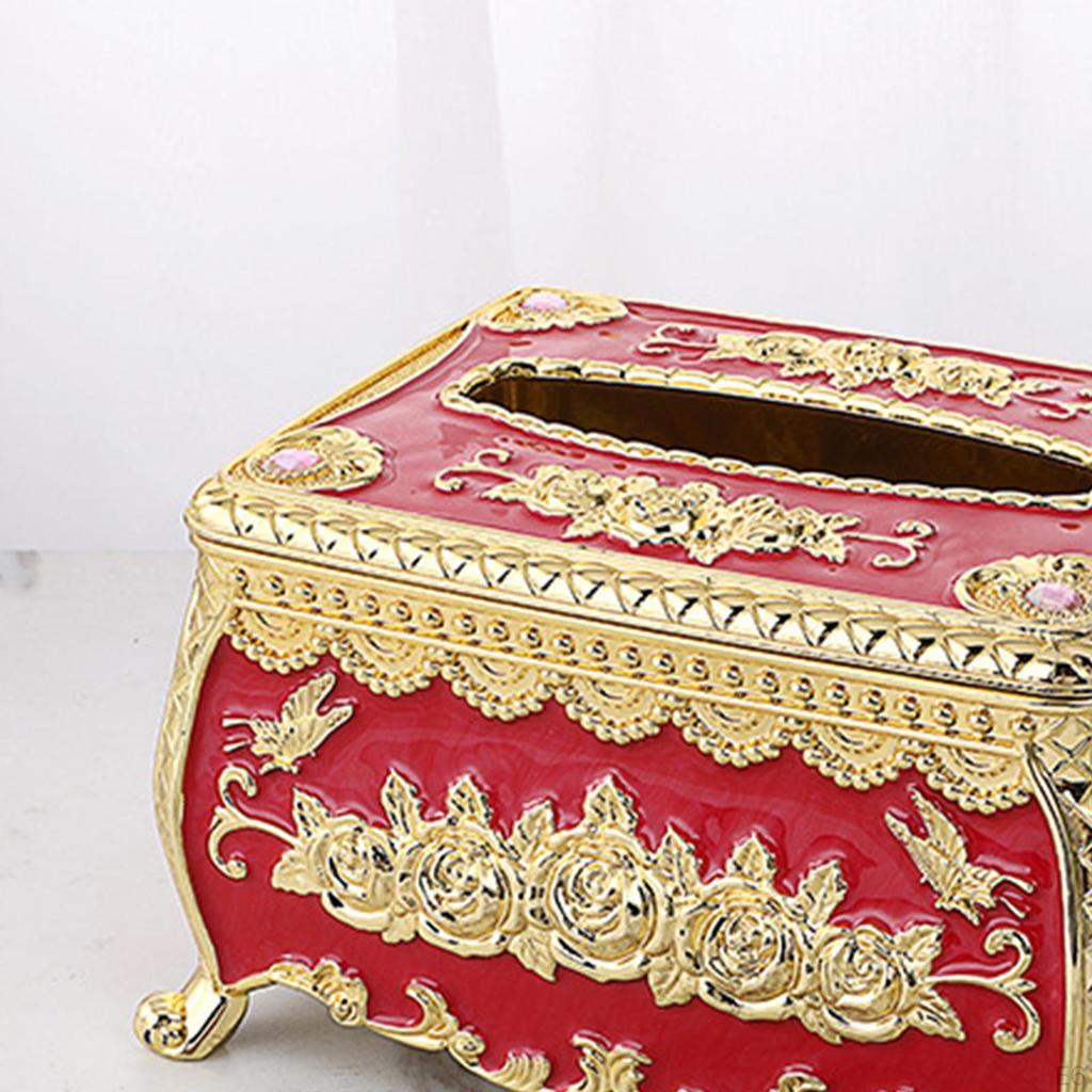 Acrylic Tissue Decor Elegant Design Luxury Napkin Organizer for Kitchen Bathroom Office Living Room