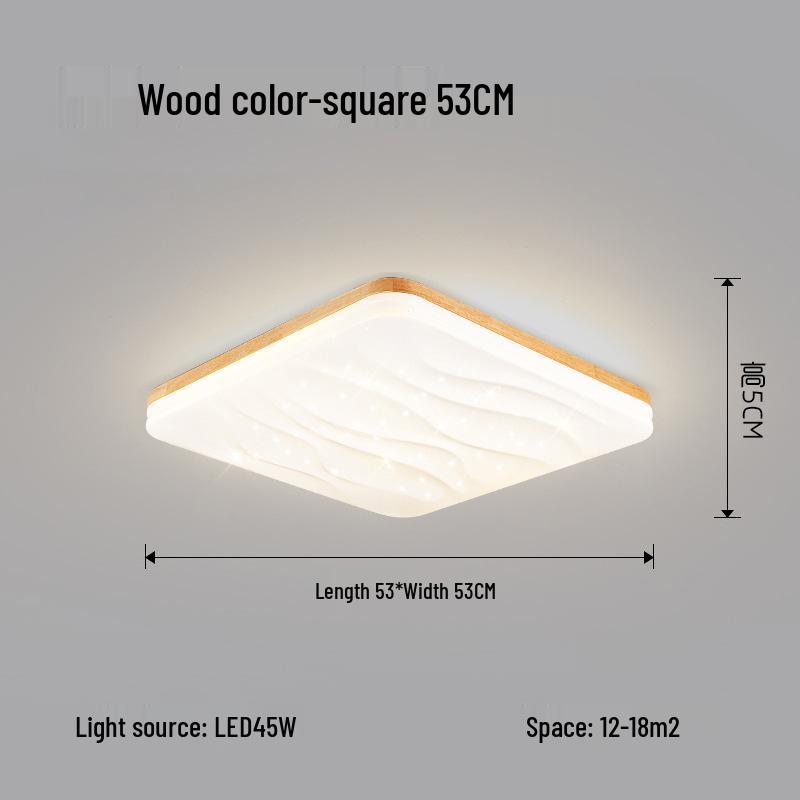 Ultra-Thin Japanese-Nordic Style Ceiling Lamp for Bedrooms & Living Rooms
