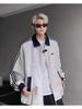 Men's College-Style Three-Stripe Baseball Cardigan: Trendy Autumn/Winter Versatile Jacket
