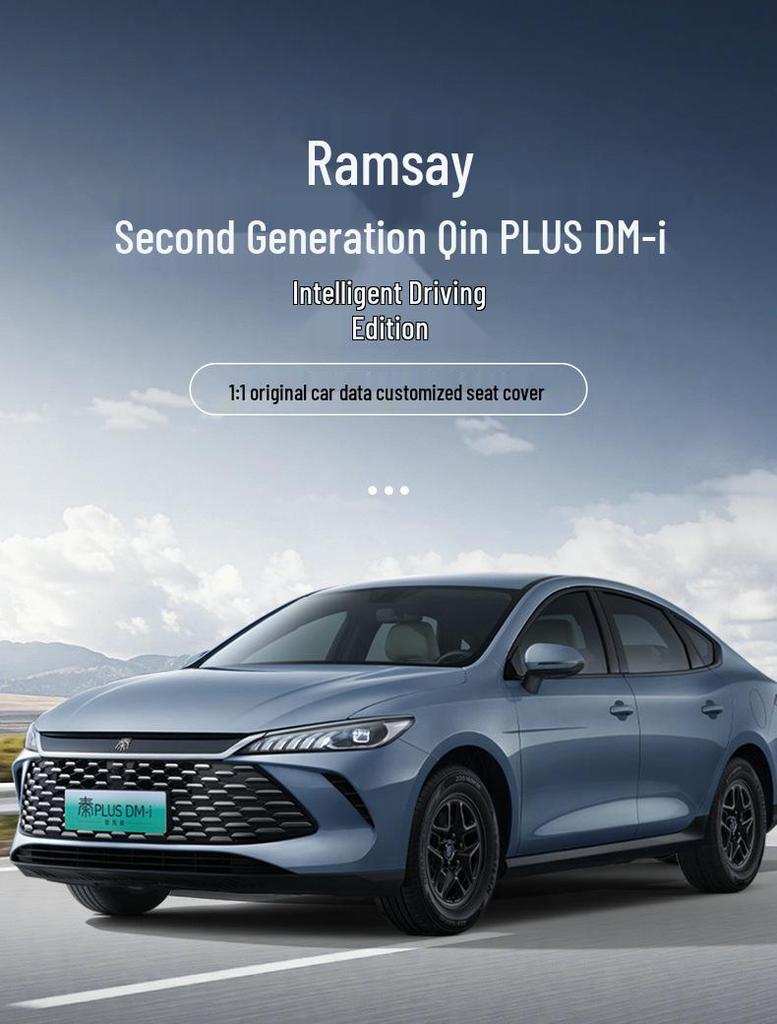 All-Season Breathable Seat Covers for 25 BYD Qin Plus Intelligent Driving Edition Cars