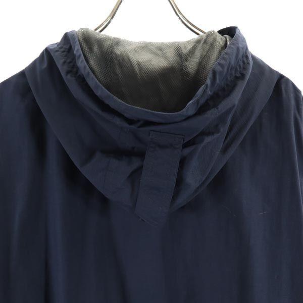 Gap Stará Ripstopová látka Nylonová bunda XL Námořnická s kapucí se síťovanou podšívkou Pánská Použitá