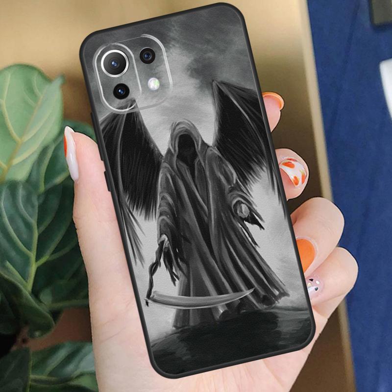 Death Grim Reaper Skull Case For Xiaomi 15 14 Ultra 13T 14T 15T Pro 17 Pro Max POCO F8 F7 F5 F6 X5 X6 X7 Pro Coque