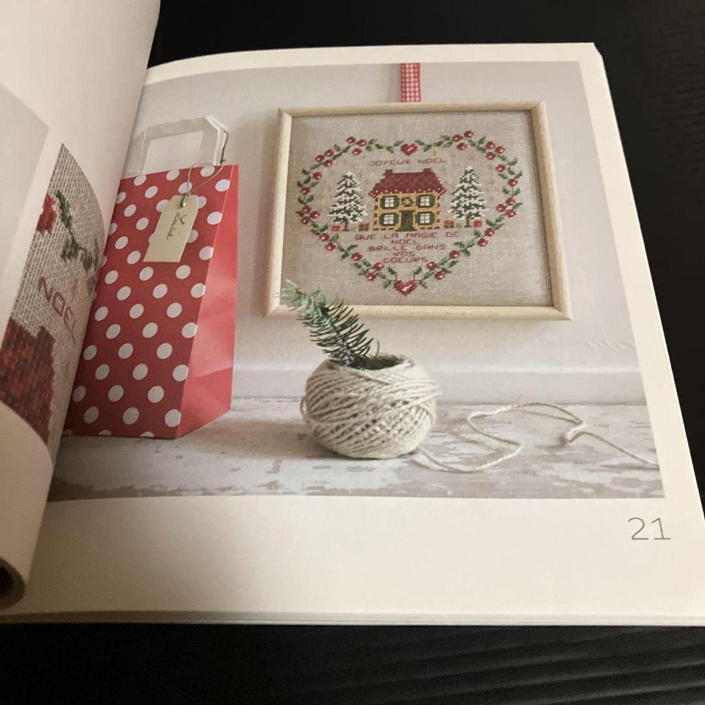 [USED] French Merry christmas cross stitch pattern collection