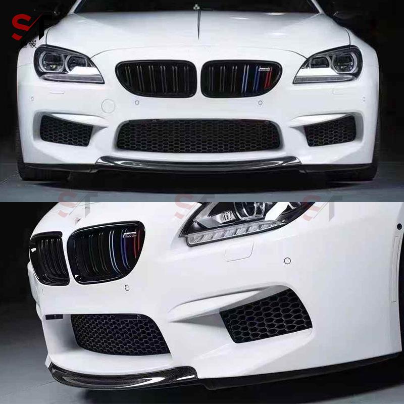 BMW M6 F06/F12/F13 Carbon Fiber Front Lip, Small Splitter & Diffuser Modifications.