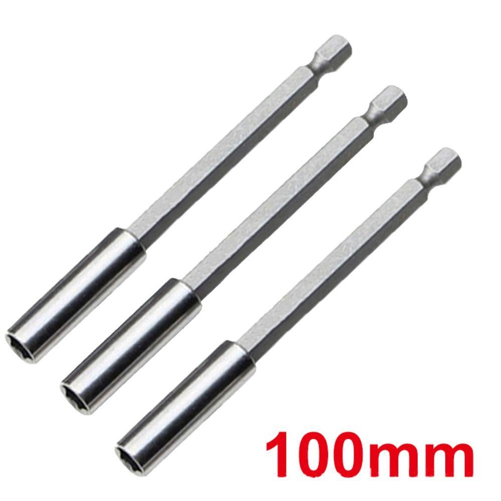 

3шт магнитный удлиненный соединительный стержень длинная ручка удлинитель бит удлинитель винтовой бит 100mm