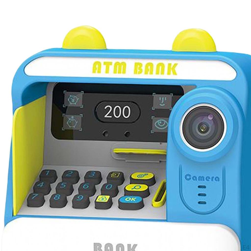 Electronic Money Bank small atm Machine Battery Operated Kids Piggy Boys