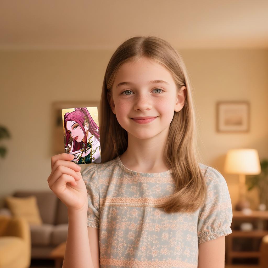 Anime Style Character Photocard Set Inspired Collectible Cards