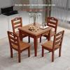 DEMANKE Solid Wood Folding Game and Dining Table