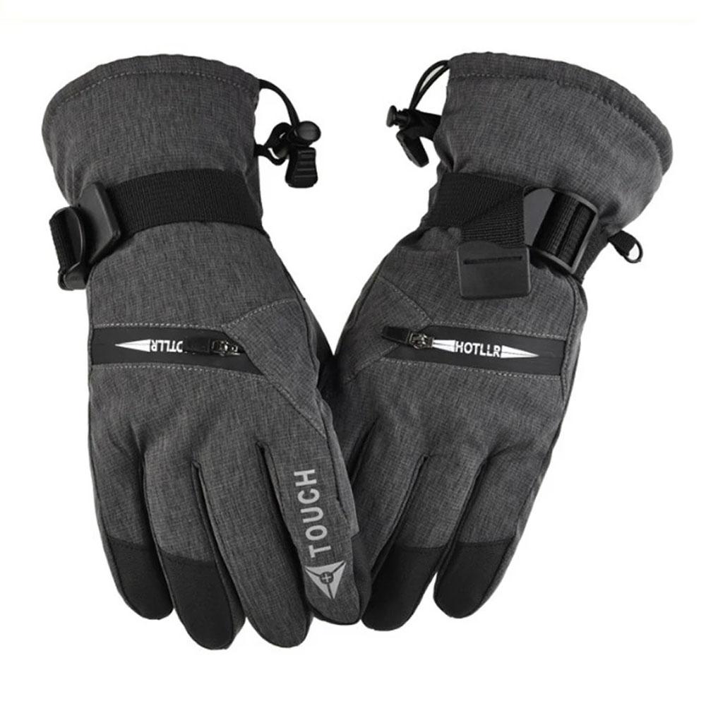 Mănuși de schi calde pentru bărbați și femei, rezistente la vânt, pentru echitație, drumeții, schi, skateboard, snowboard, mănuși pentru snowmobil, mănuși cu ecran tactil.