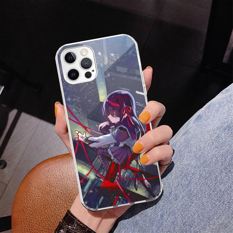 Madoka Magica Homura Phnoe Case for Iphone 17 Air 16 16E 11 12 13 Mini 14 Plus 15 Pro Max 7 8 + SE 2020 Phone Cover Coque