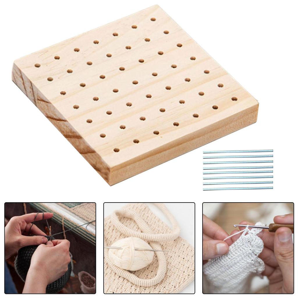 Blocking Board, Wooden Craft Crochet Knitting Board. Practical Tool for