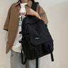 Schoolbag Wholesale Male Korean Version Large Capacity Shoulder Bag Japanese Harajuku Retro Tooling Wind Backpack Student Nylon Schoolbag