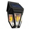 Solar-Powered Outdoor Filament Wall Lamp with Motion Sensor