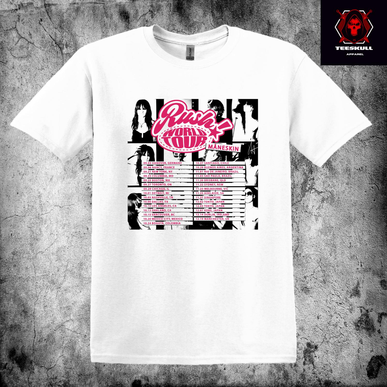 

26 Maneskin Rush! World Tour Rock Band Tee Unisex Quality T-SHIRT S-3XL Unisex T-Shirt XXXXL