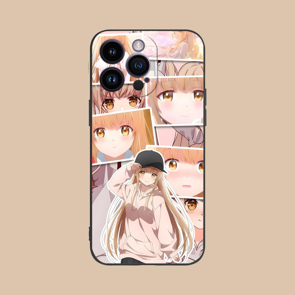 Angel Mahiru Shina Anime Phone Case for iPhone 16 15 14 13 12 11 X XR XS 8 7 Pro Max Plus Mini Colored Luxury Smartphone Pretty