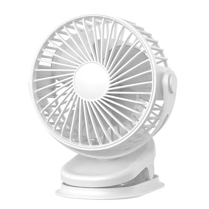 Mini USB Fan Rechargeable Battery Fan with Timer Strong Wind 3 Speed Desktop Portable Quiet Office Camping Outdoor
