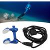 Diving Nose Clip, Aluminum Alloy Adjustable Antislip Swimming Nose Plug Nose Protector with Anti Drop Lanyard (Blue)