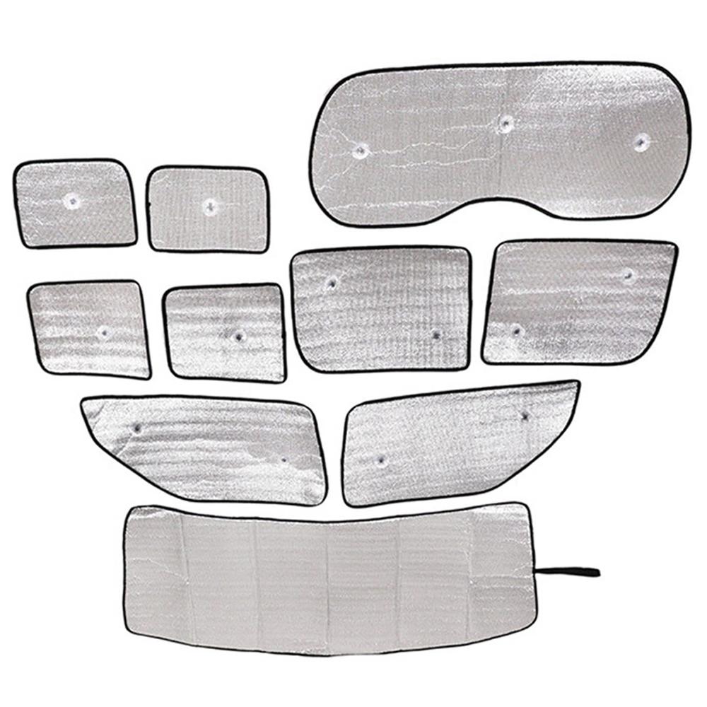 Κάλυμμα Ηλιοπροστασίας Παραθύρου Μπροστινού Πίσω Παρμπρίζ Ηλιοφάνεια Αντι-UV Μονωτικό Μαξιλαράκι Για Land Rover Defender 2012-2024 Αξεσουάρ Αυτοκινήτου