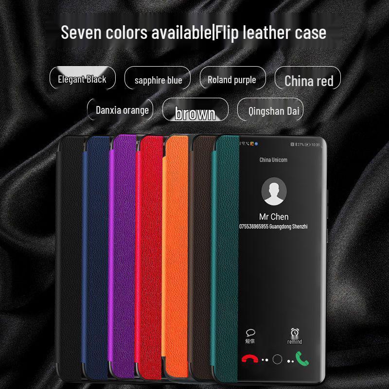 Oryginalne skórzane etui z klapką OnePlus Ace 2V z pełnym pokryciem i odpornym na upadki silikonem