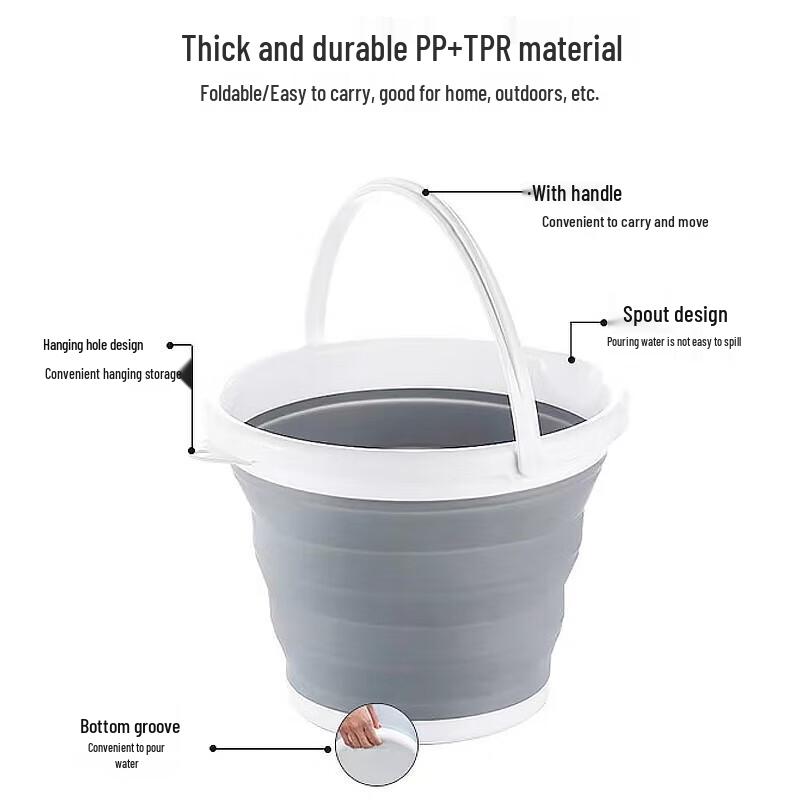 Portable Folding Multi-function Storage Bucket