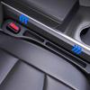 Car Seat Gap Filler Set Of 2, Multifunctional Seat Side Gap Seam Filler Organizer With Phone Holder, Universal Fit Fill The Gap Between Seat &