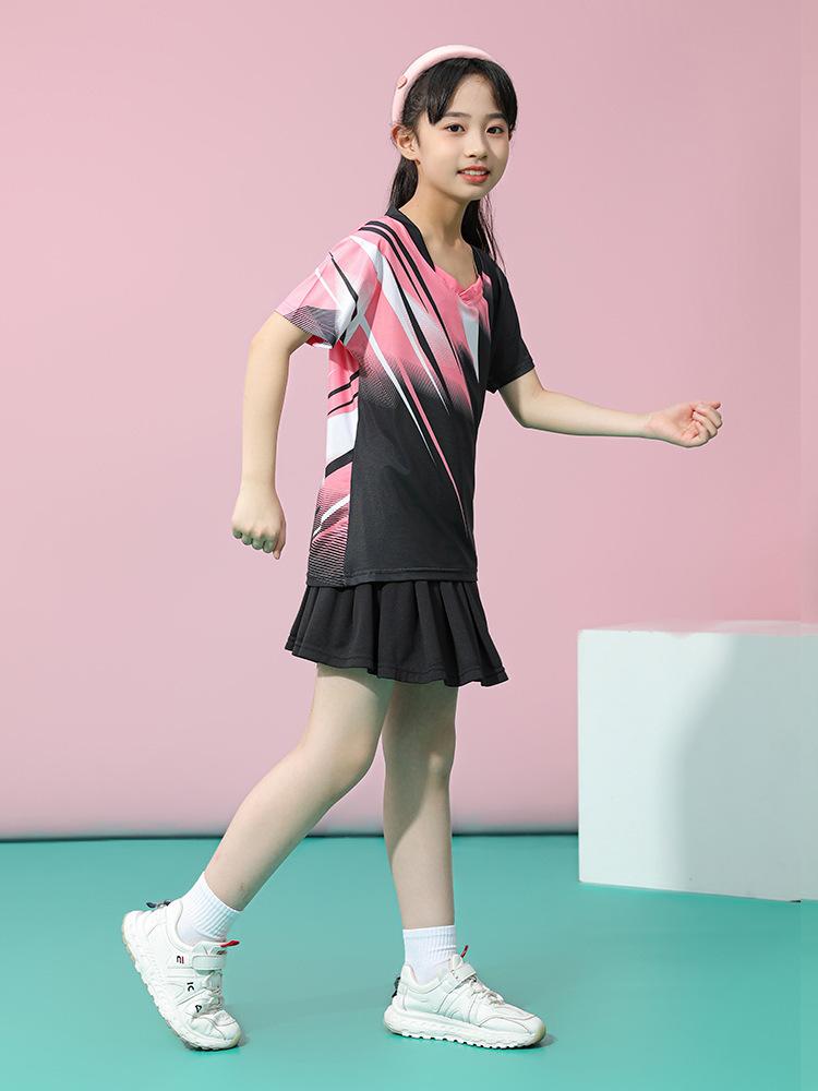 Children's Badminton Clothing, Table Tennis Clothing, Tennis Clothing Set, Boys' Sportswear, Girls' Quick-drying Training Clothing, Men's
