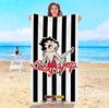 Cute Girls B-Bettys Boops Beach Towel Sauna Swimming Pool Bath Towels Bathroom For Home Playa Travel Spa Baby Microfiber Gym Sea