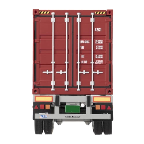 PLATZ Kencraft 1/50 40ft Marine Container (Rust Color) & Dedicated Transport Trailer