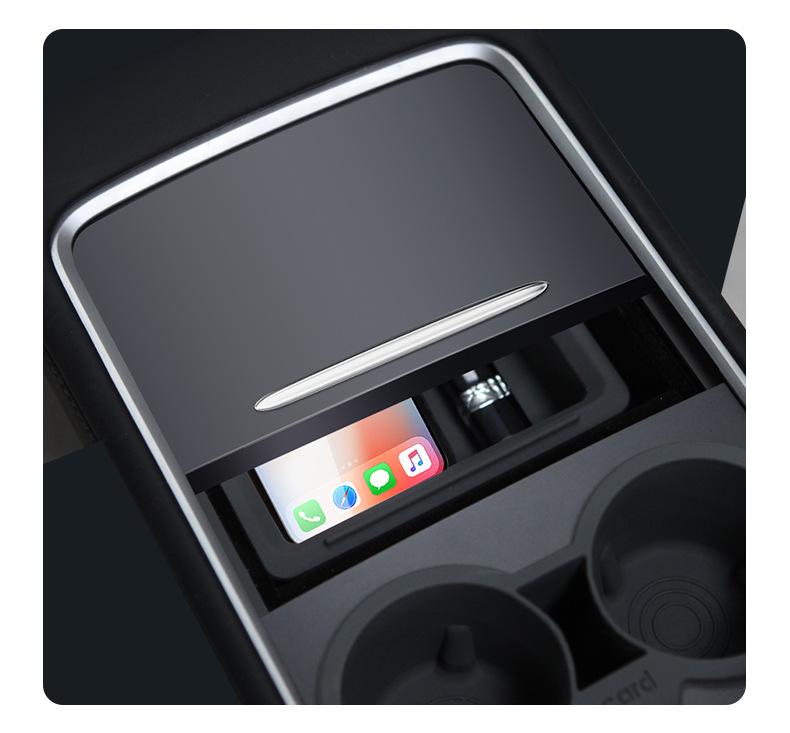 Silikonorganisatör för mittkonsol för Tesla Model 3/Y