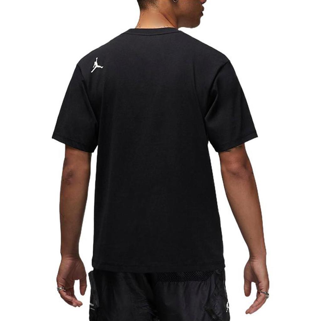 Jordan T Shirts Men's Black Crew Neck Moderate Straight Fit DM1389-010