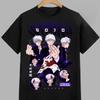Jujutsu Kaisen Satoru Gojo Unisex Pure Cotton T-shirt 2026 Summer Anime Print Round Neck Casual Short Sleeved Top
