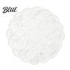 French Style Kitchen Table Accessories Retro Lace Placemat White Floral Doilies Embroidered Mat Cream Decorative Placemat Sheer Mesh Doily for Tea