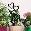 Artistic Heart Shape Iron Garden Trellis Stake for Climbing Plant Support and Outdoor Yard Decoration with Rust Resistant