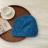 Y2k Flower Knitted Caps Hand-woven Beanies Cap Casual Sequin Crochet Hat  Spring Summer