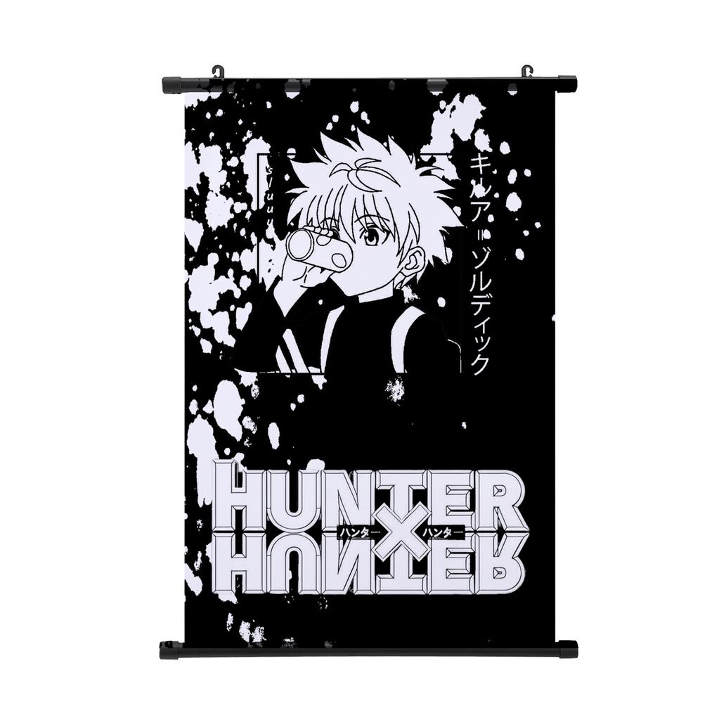 HUNTER X HUNTER Painting Scroll Poster Gon Freecss Killua Hisoka Home Decor Hanging Painting Boys Girls Scroll Poster
