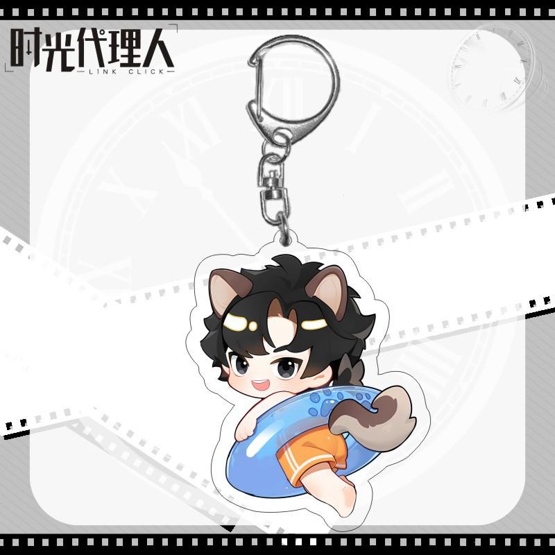 6CM Anime Link Click Shiguang Daili Ren Cosplay Schlüsselanhänger Cheng Xiaoshi Lu Guang Acryl Figur Anhänger Schlüsselanhänger Geschenk für Fans