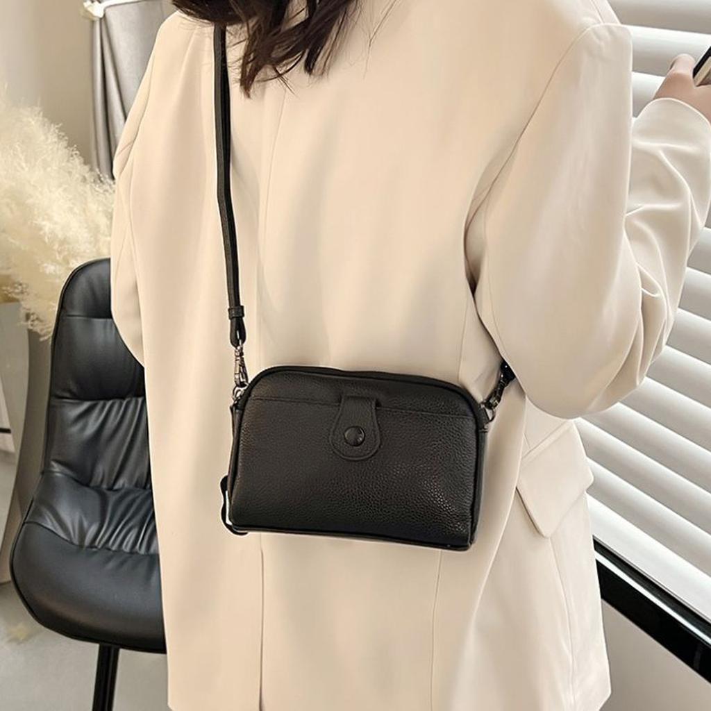 Texture Small Bag Women's Retro Versatile Crossbody Bag Fashion One Shoulder Underarm Saddle Bag
